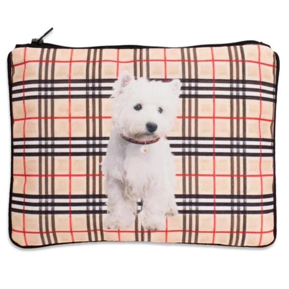 Preppy Pup Cosmetic Pouch